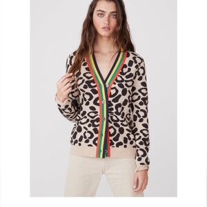 KULE THE CAT LEOPARD CARDIGAN